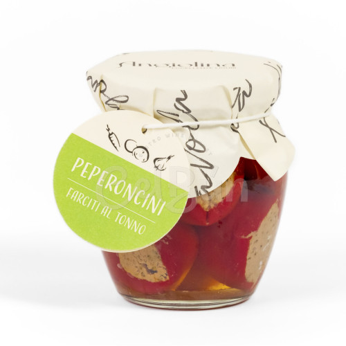 Bella Angiolina Peperoncini Farciti al Tonno - 200g